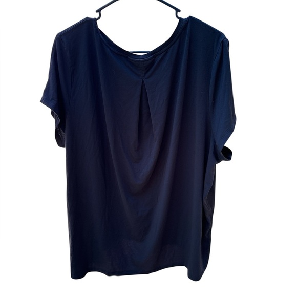 Athleta Navy T-Shirt-Size XL - Picture 3 of 5